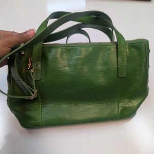 Hammitt Vibrant Green Leather Satchel